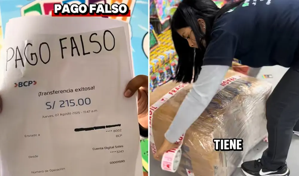 "Qué mal que engañen así a los negocios", reaccionaron usuarios en redes.