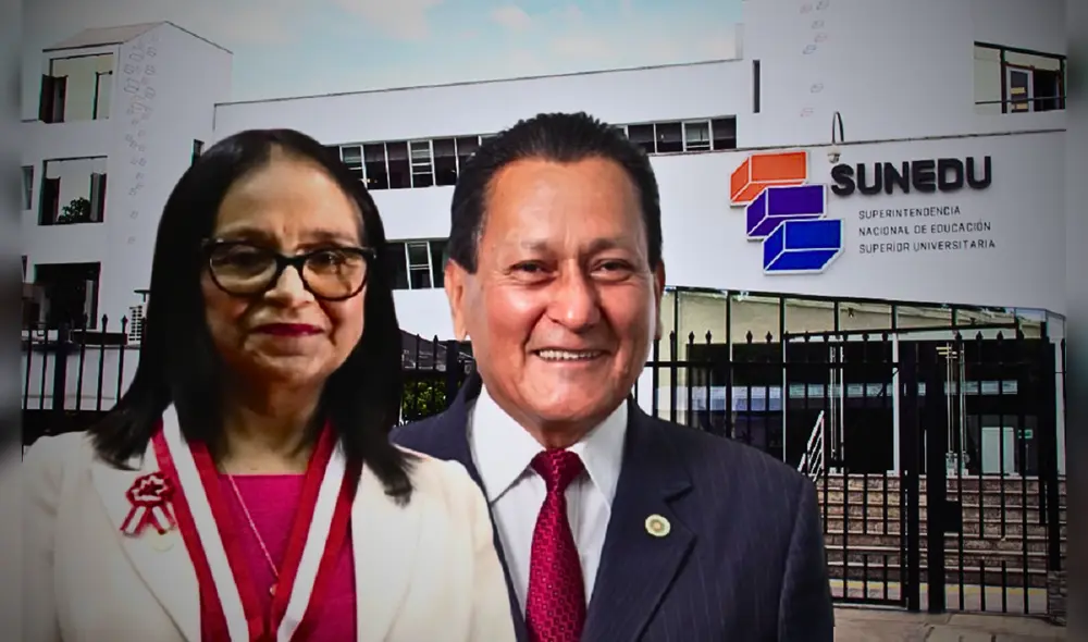 Lida Asencios y Carlos Reyes, los dos rectores que ingresan a Sunedu.