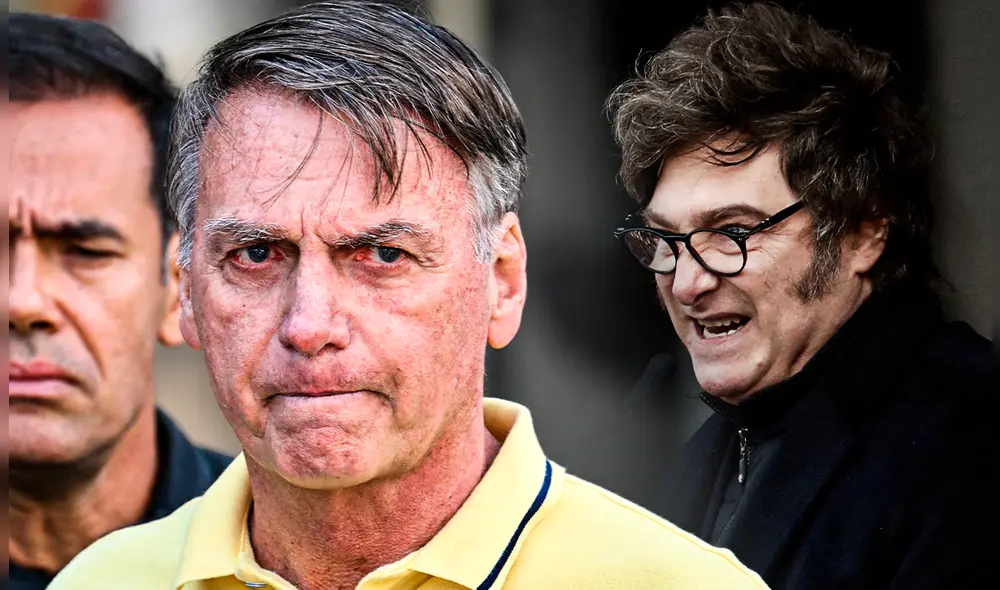 Bolsonaro buscó pedir asilo político a Milei en 2024. Bolsonaro buscó pedir asilo político a Milei en 2024.