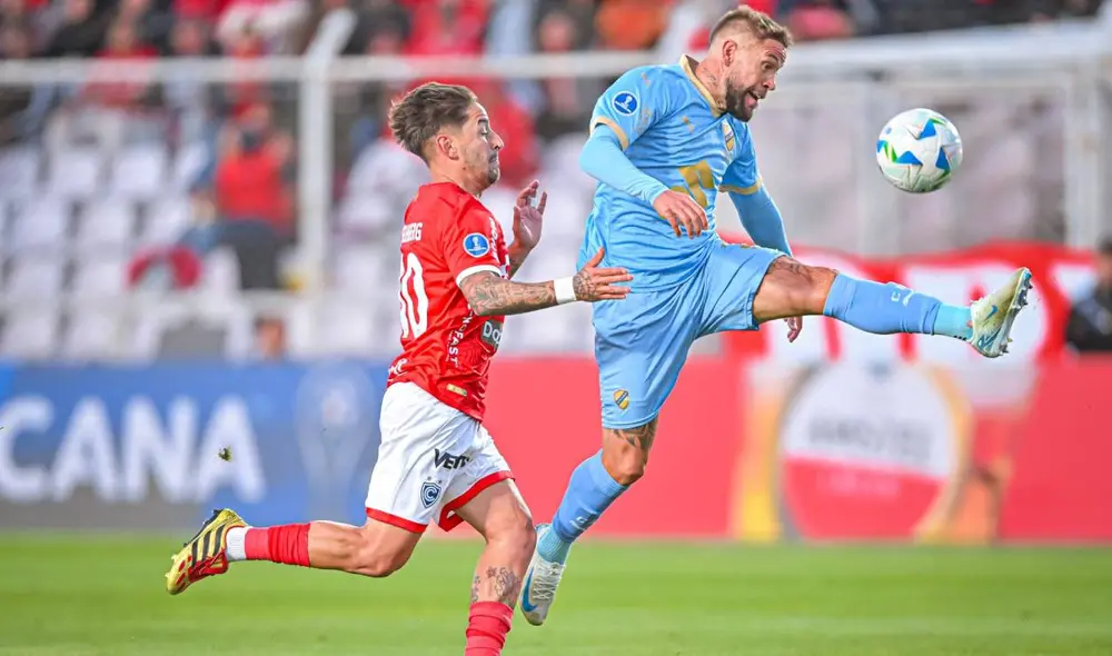 Cienciano y Bolívar jugaron en el Cusco. Foto: Conmebol Sudamericana