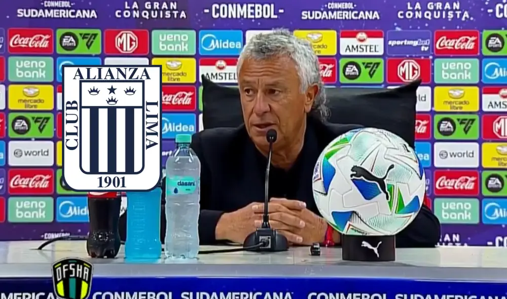 El DT de Alianza Lima se pronunció tras clasificación en la Copa Sudamericana. Foto: Composición LR