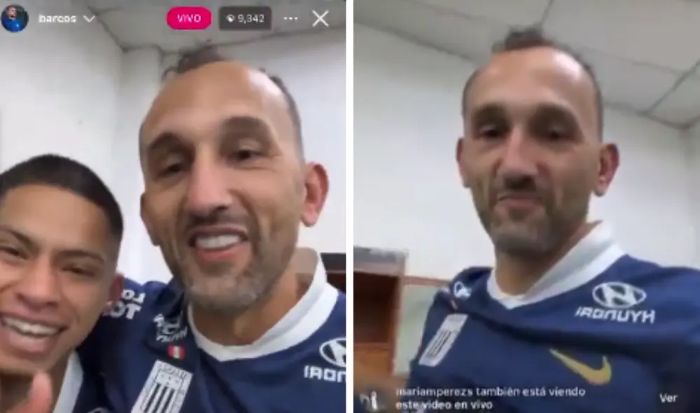 Hernán Barcos fue titular en la clasificación de Alianza Lima. Foto: composición LR/captura de Instagram