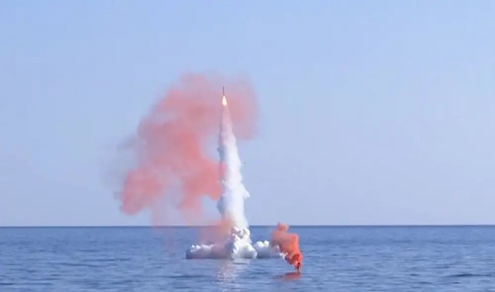 Los misiles de tipo crucero fue lanzado hacia el mar del Este de Japón y también con uso de drones. Foto: Difusión