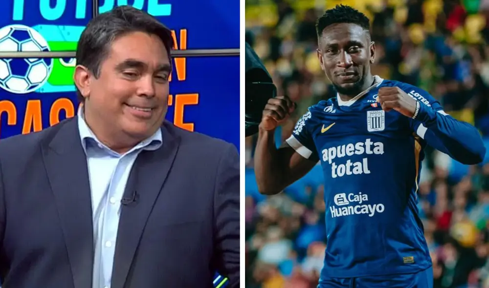 Diego Arcos elogió a sus compatriotas Eryc Castillo y Fernando Gaibor, entre otros jugadores aliancistas. Foto: composición de LR/captura de DirecTV/Alianza Lima