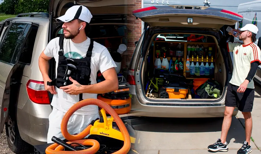 Colombiano inicia servicio de lavado de coches y termina con un Mercedes-Benz en Estados Unidos.