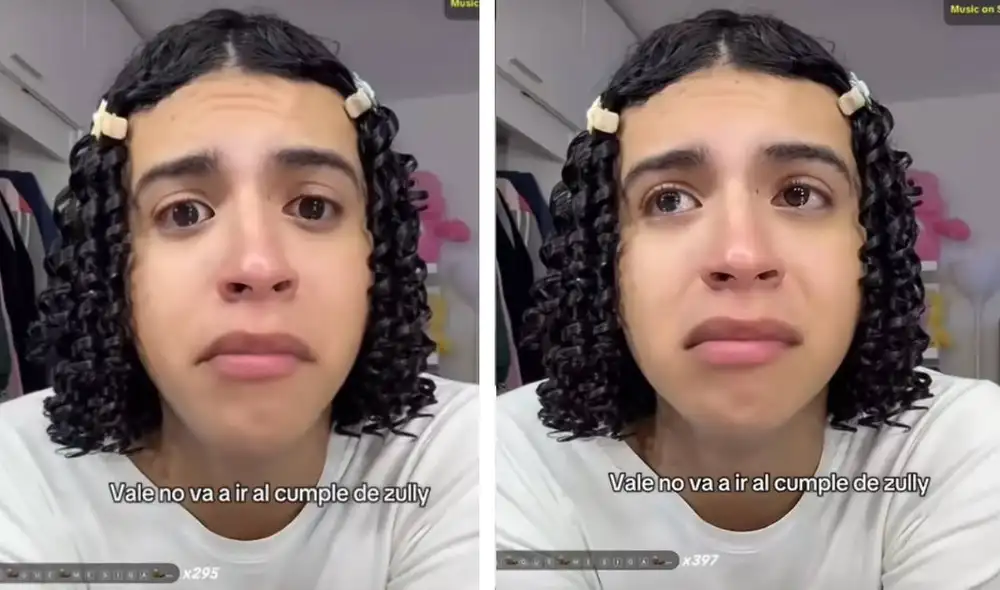 Valentino Palacios se quiebra en TikTok tras enterarse que no acudiría al cumpleaños de Zully.