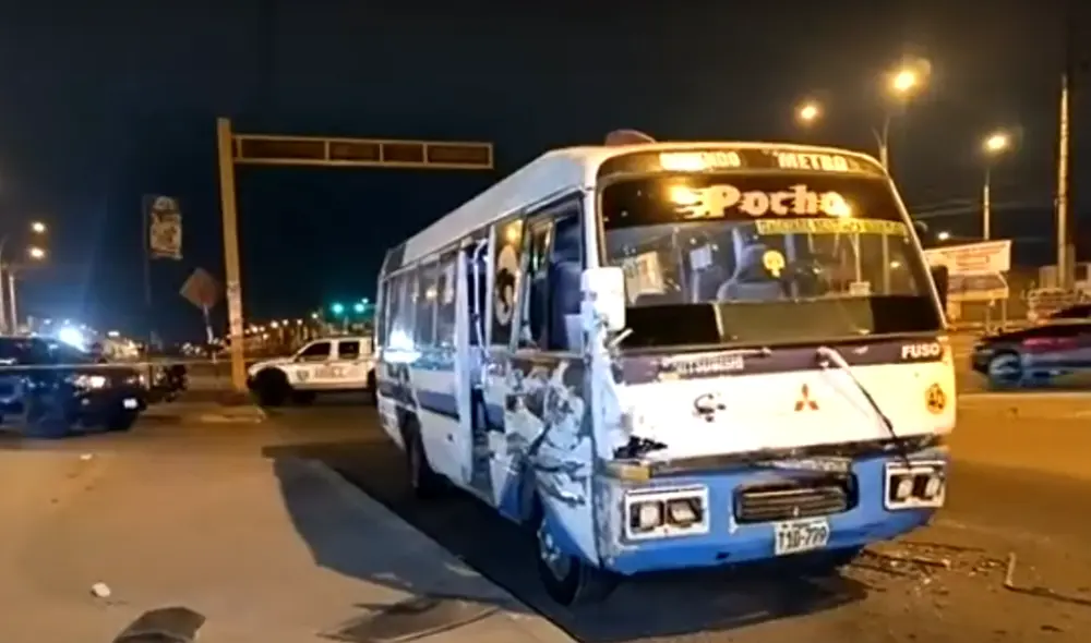 Detonan explosivo contra cúster en Av. Canta Callao. Foto: Latina Noticias