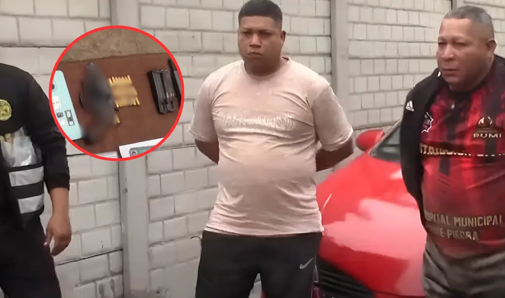 Policía halló armas y municiones durante operativo. Foto: Composición LR/24 Horas