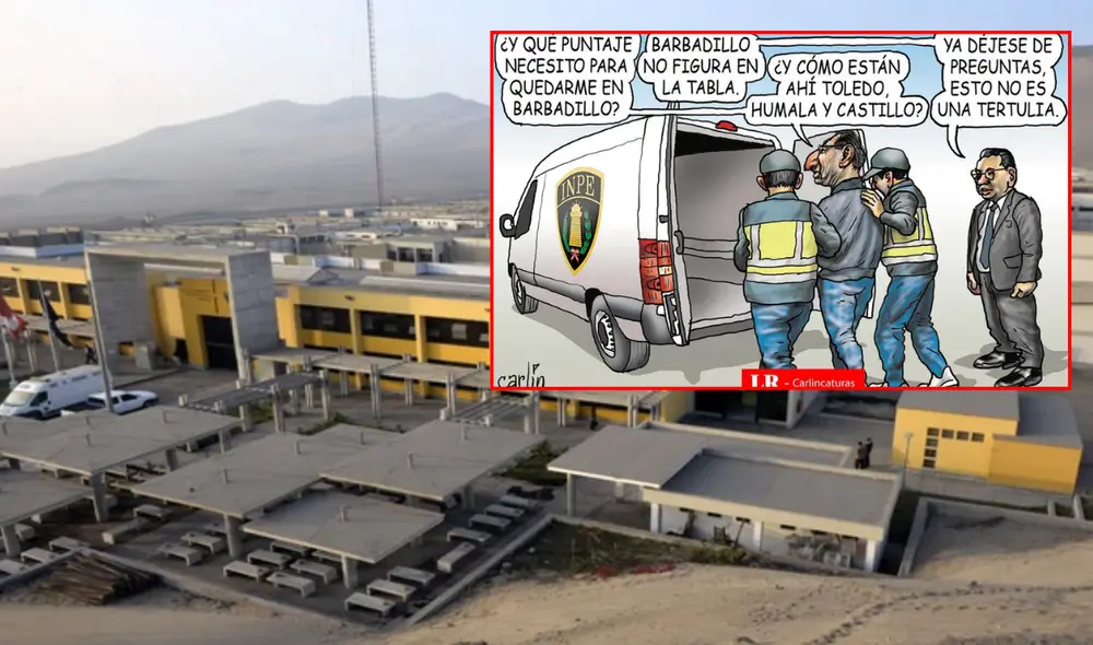 Carlincatura retrata el traslado de un expresidente para cumplir una orden judicial. Foto: Composición/LR