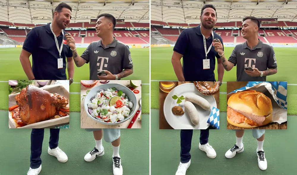 Claudio Pizarro participó en una divertida dinámica gastronómica con el tiktoker alemán Viet Chau.