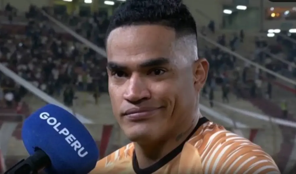 Santamaría volvió a seer titular en Universitario. Foto: captura de GOLPERU