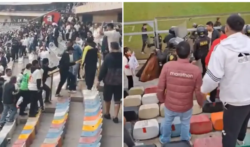 Presuntos hinchas ''infiltrados'' entraron al Estadio Monumental para presenciar el clásico del fútbol peruano.