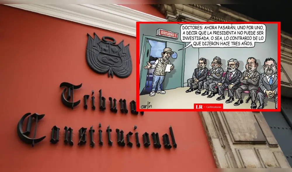 Carlincatura expone la decisión de magistrados del TC y autoridades que avalaron cuando años atrás tenían otra posición. Foto: composición LR Carlincatura expone la decisión de magistrados del TC y autoridades que avalaron cuando años atrás tenían otra posición. Foto: composición LR