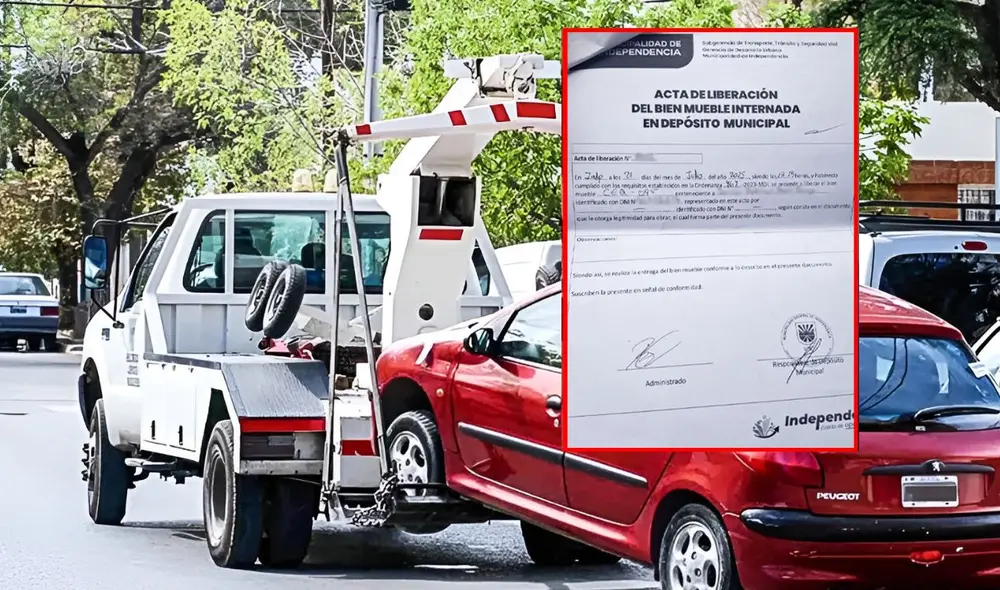 TC prohíbe a municipios utilizar grúas para remolcar autos mal estacionados. Foto: LR