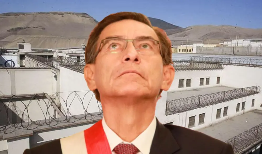 Martín Vizcarra permanece recluido en el penal Ancón II | Composición: LR. Martín Vizcarra permanece recluido en el penal Ancón II | Composición: LR.