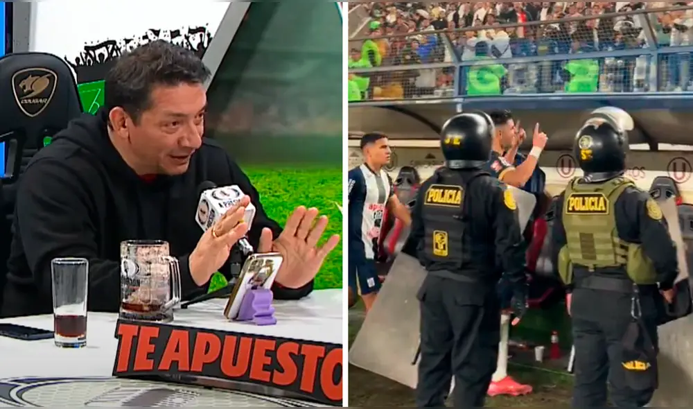 Carlos Galván arremetió contra Carlos Zambrano tras el Universitario vs Alianza Lima. Foto: composición LR/captura A Presión/captura X