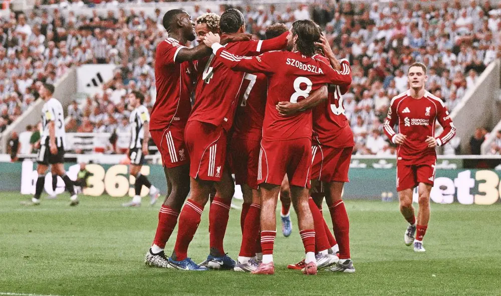Liverpool tuvo su primer partido de visita en esta Premier League 2025-26 ante Newcastle. Foto: Liverpool F.C