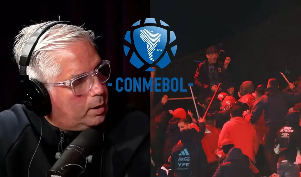 La vuelta entre Independiente y U. de Chile estaba igualado 1-1 cuando fue cancelado. Foto: composición LR/captura de 'D&T'/Fotobaires