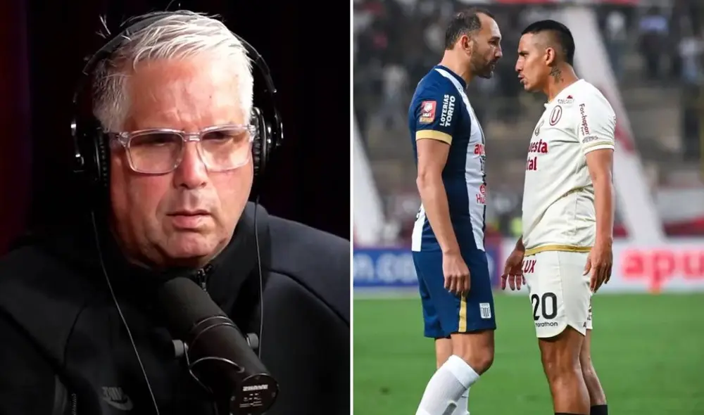 Tanto Álex Valera como Hernán Barcos fueron titulares en el último clásico. Foto: composición LR/captura de 'D&T'