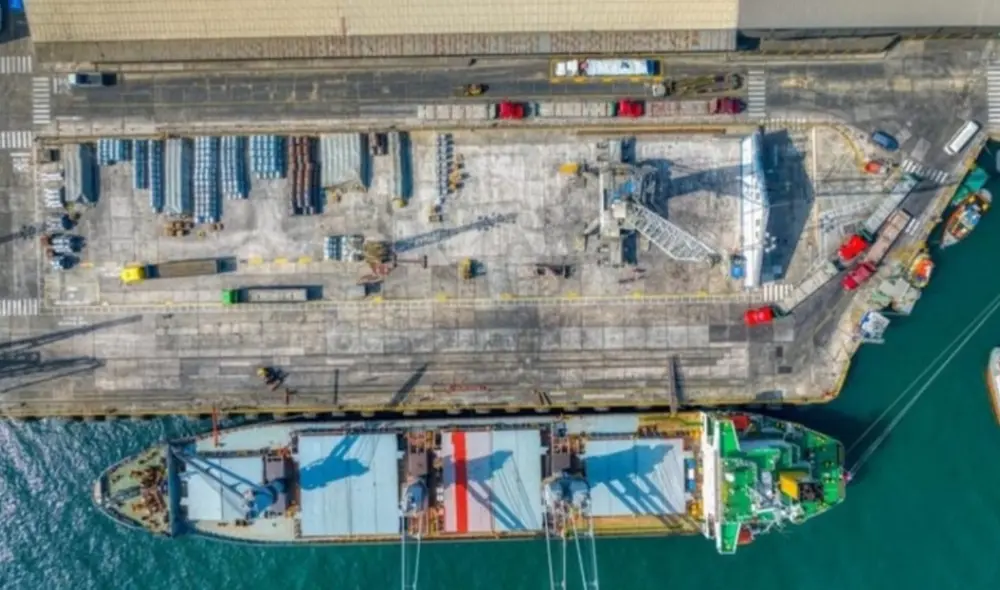 Puerto de Matarani ha registrado un incremento de 136% y una reducción de 55% en tiempos muertos. Foto: TISUR