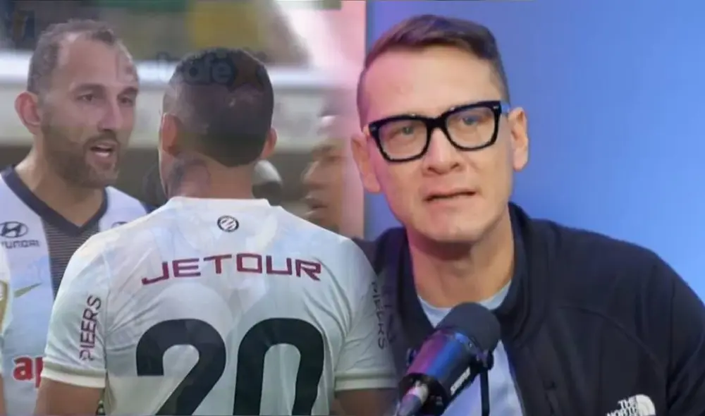 Diego Penny sorprendido por la actitud de Hernán Barcos ante Valera. Foto: Lr/Denganche