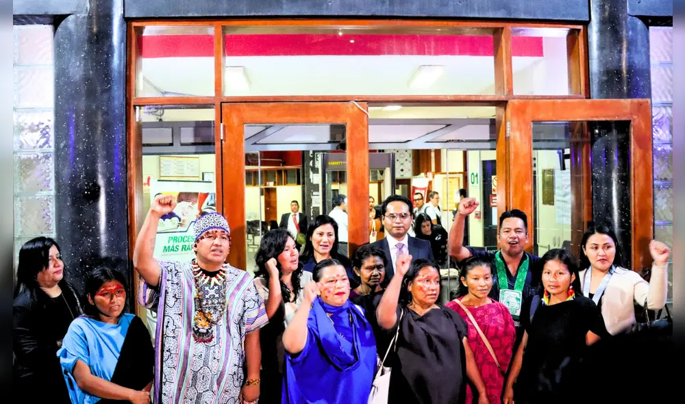 Sentencia Caso Saweto: Corte Superior de Justicia de Ucayali falló a favor de las viudas. Foto: Aidesep.