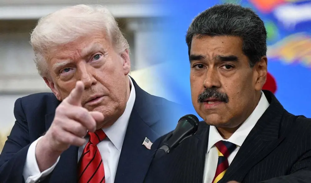 El régimen de Maduro advirtió que la llegada del USS Lake Champlain y otras unidades militares estadounidenses al Caribe. Foto: composición LR/AFP El régimen de Maduro advirtió que la llegada del USS Lake Champlain y otras unidades militares estadounidenses al Caribe. Foto: composición LR/AFP