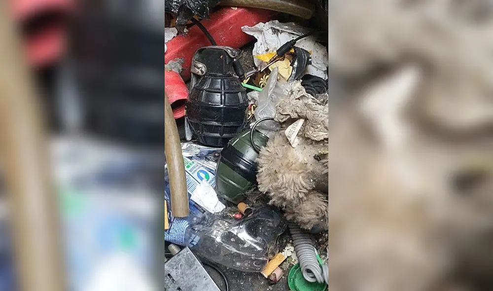 La Policía incautó granadas de guerra, pistolas, dinamita y atrapó a 12 extranjeros.