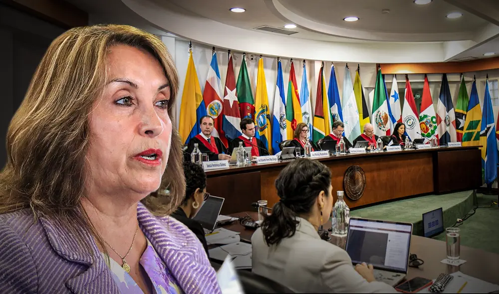 El Gobierno de Boluarte busca que el Perú salga de la Corte IDH | Composición: Jazmín Ceras / Foto: LR. El Gobierno de Boluarte busca que el Perú salga de la Corte IDH | Composición: Jazmín Ceras / Foto: LR.