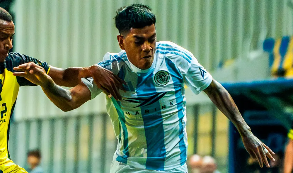 Joao Grimaldo lleva poco más de seis meses en el club de Letonia. Foto: Riga FC