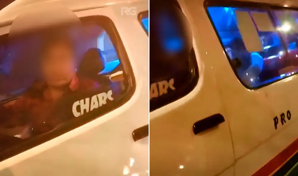 El preciso momento de la extorsión a chofer de combi en Puente Piedra quedó grabado y ha sido difundido a través de las redes sociales. El preciso momento de la extorsión a chofer de combi en Puente Piedra quedó grabado y ha sido difundido a través de las redes sociales.