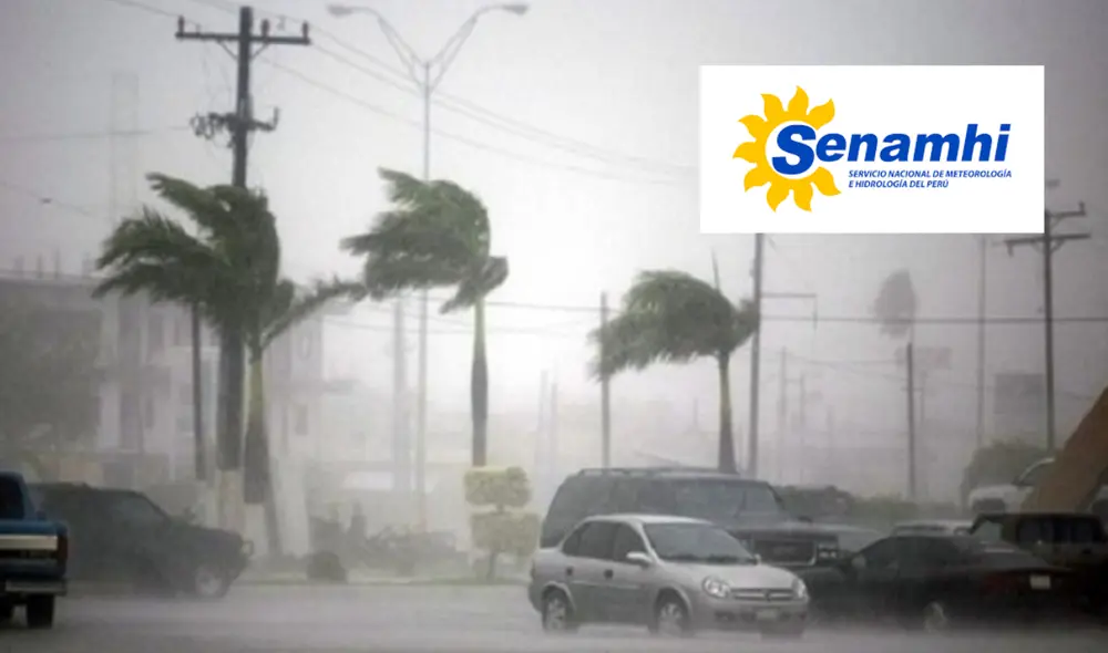 Senamhi recomienda a la población asegurar techos y ventanas, evitar objetos peligrosos y amarrar embarcaciones.