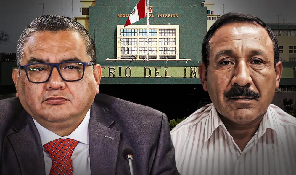 Santiváñez lideraría organización criminal desde el Ministerio del Interior. Foto: Composición LR