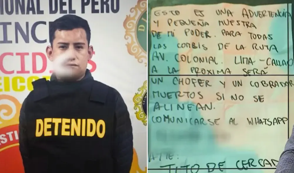 Alias 'Tito' extorsiona desde la cárcel a transportistas en la ruta Lima-Callao: dejó explosivo Alias 'Tito' extorsiona desde la cárcel a transportistas en la ruta Lima-Callao: dejó explosivo