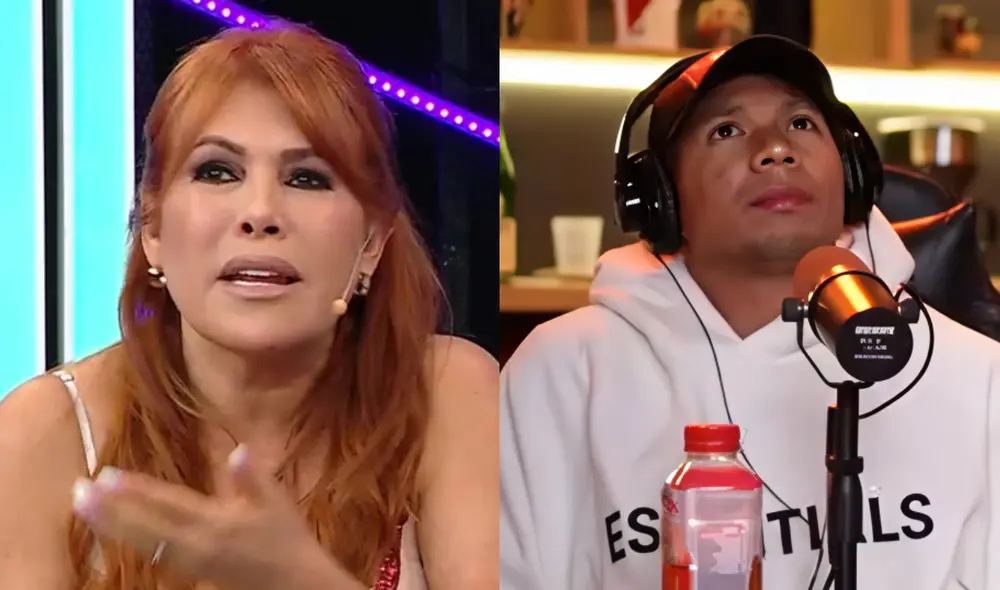 Magaly cuestionó las declaraciones de Edison Flores. Foto: Composición LR/ATV/Youtube