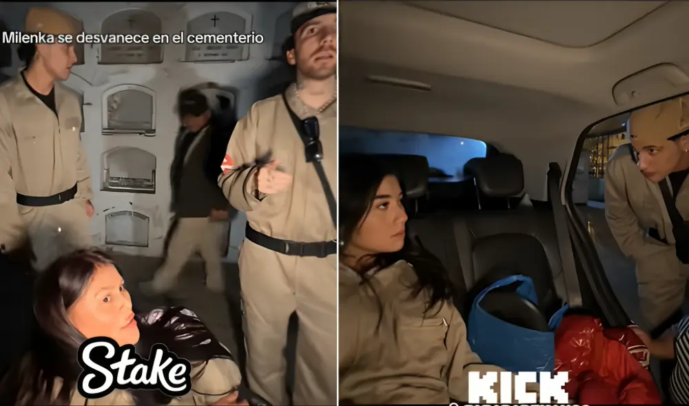 Milenka tuvo una experiencia aterradora tras visitar un cementerio de noche.