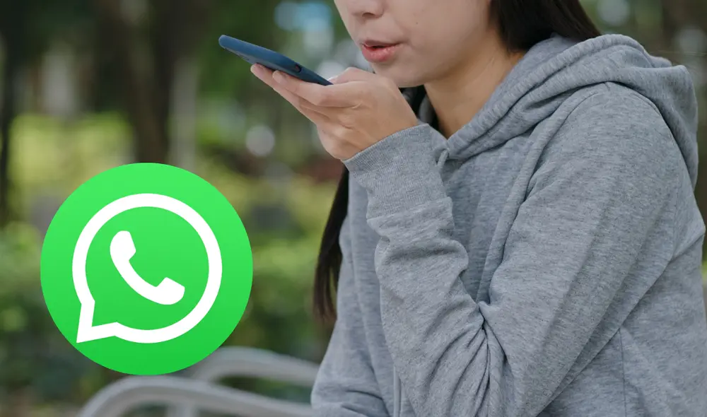 WhatsApp ahora cuenta con una función que permite transcribir mensajes de voz. Foto: Composición LR