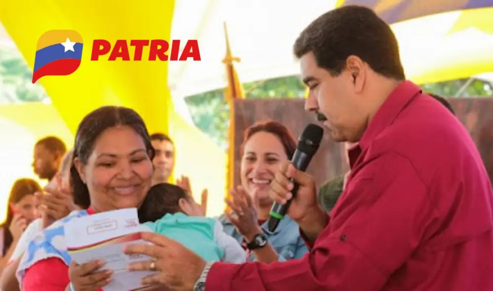 La mayoría de bonos de la patria se entregan por la plataforma del mismo nombre. Foto: composiciónLR/Gobierno de Venezuela/Patria