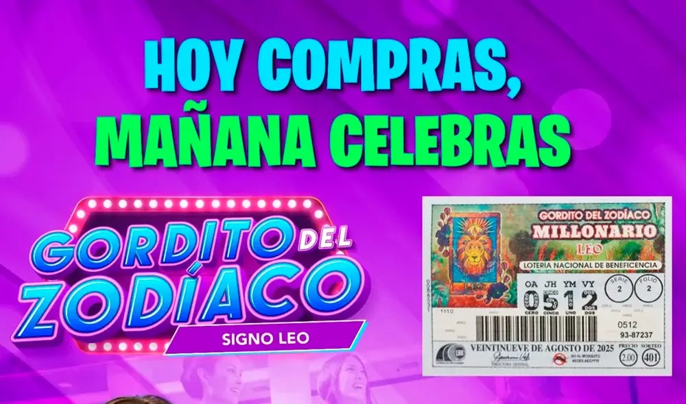 Este sorteo del Gordito del Zodiaco lleva el signo Leo. Este sorteo del Gordito del Zodiaco lleva el signo Leo.