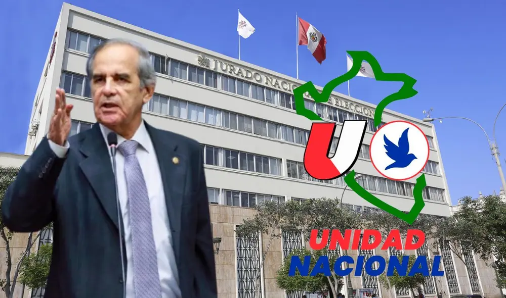Unidad Nacional oficializó su inscripción ante el JNE | Composición: LR. Unidad Nacional oficializó su inscripción ante el JNE | Composición: LR.