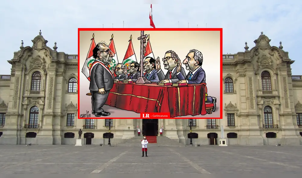 Carlicatura de hoy expone a los ministros jurando lealtad al verdadero poder en las sombras. Foto: composición LR Carlicatura de hoy expone a los ministros jurando lealtad al verdadero poder en las sombras. Foto: composición LR