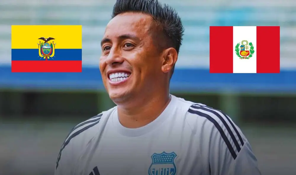 Christian Cueva fue titular en el partido pasado de Emelec. Foto: composición LR