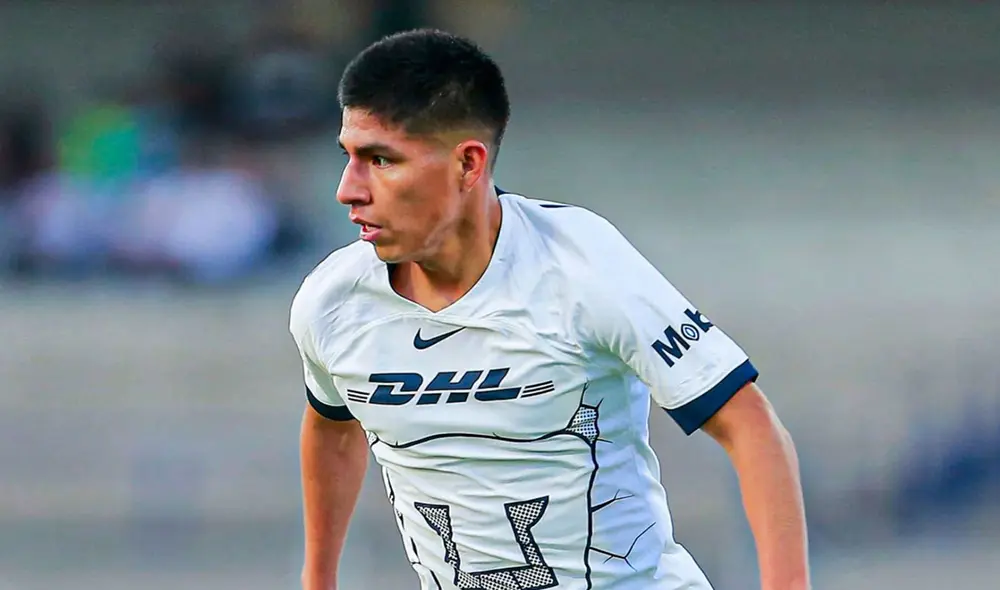 Piero Quispe llegó a fútbol mexicano en enero del 2024. Foto: Pumas UNAM Piero Quispe llegó a fútbol mexicano en enero del 2024. Foto: Pumas UNAM