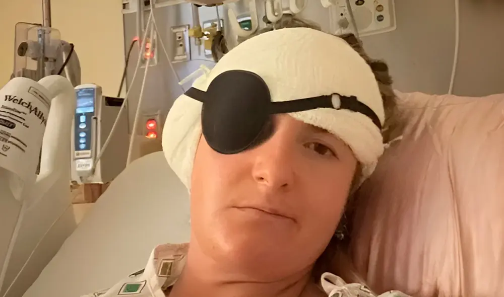 Nicole Cutler descubrió que tiene un tumor cerebral hace más de 15 años. Nicole Cutler descubrió que tiene un tumor cerebral hace más de 15 años.