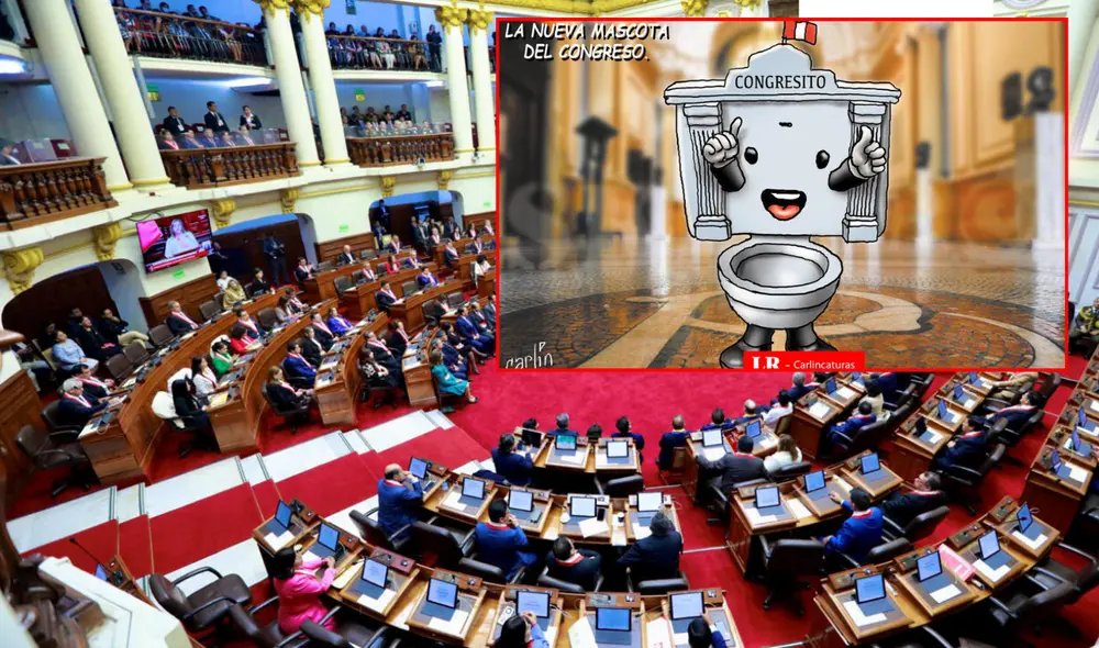 Carlincatura de hoy ironiza el nombre de la nueva mascota del primer poder del Estado. Foto: Composición/LR Carlincatura de hoy ironiza el nombre de la nueva mascota del primer poder del Estado. Foto: Composición/LR