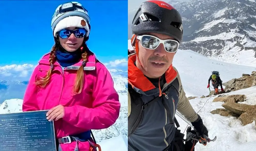 La alpinista, Natalia Nagovitsyna, va más de 15 días atrapada en la montaña. Foto: composición LR/X