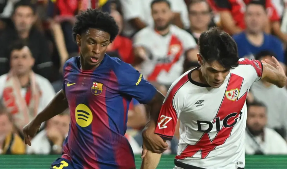 Barcelona no pudo ante Rayo Vallecano en condición de visitante. Foto: X Barcelona no pudo ante Rayo Vallecano en condición de visitante. Foto: X