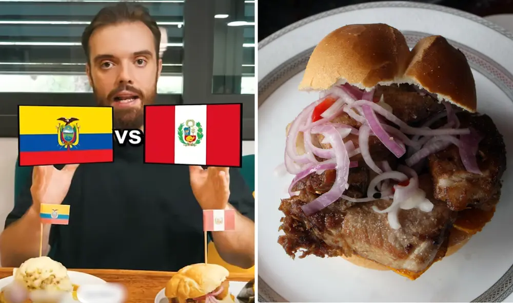 Pan con chicharrón participa en el  Perú vs. Ecuador en el mundial de desayunos