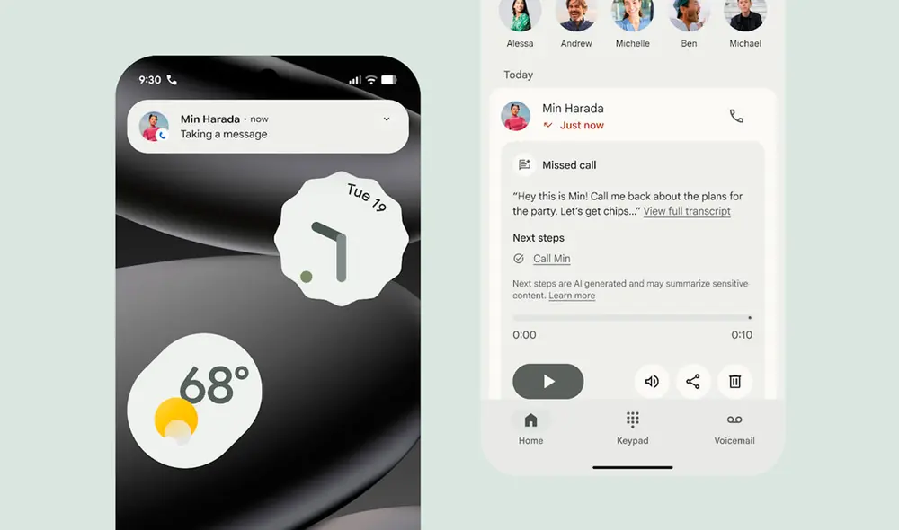 Así luce la función 'Take a Message'.