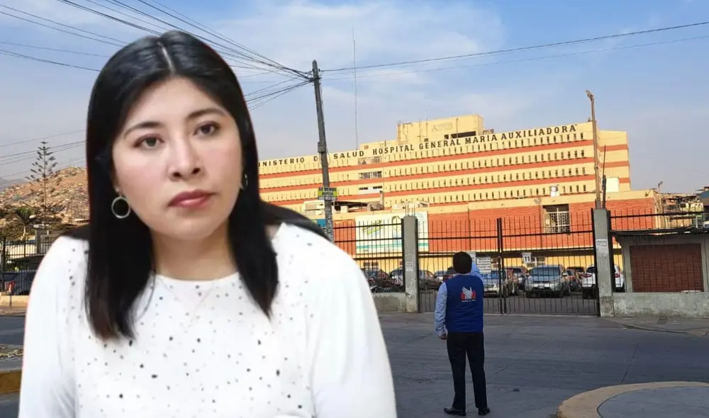 Betssy Chávez fue trasladada al Hospital Maria Auxiliadora | Composición: LR Betssy Chávez fue trasladada al Hospital Maria Auxiliadora | Composición: LR
